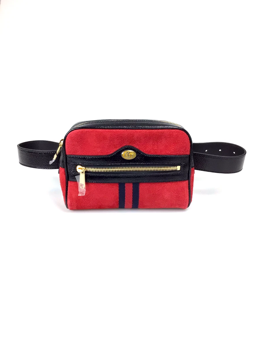 Gucci Navy Small Ophidia GG Belt Bag