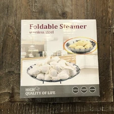 Sayfine Stainless Steel Expandable Vegetable Steamer Basket 5" - 9"