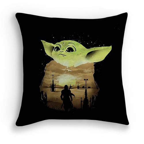 Baby Cute Pillowcase 45cm Cushion Cover Star Wars Mandalorian Themed - 第 19/38 張圖片