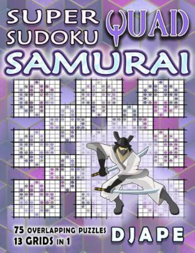 super quad sudoku samurai by djape 2017 trade paperback large type large print edition for sale online ebay