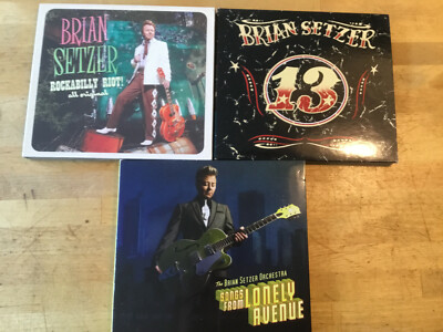 Brian Setzer [3 CD Alben] Songs from Lonely Avenue + Rockabilly Riot! + 13