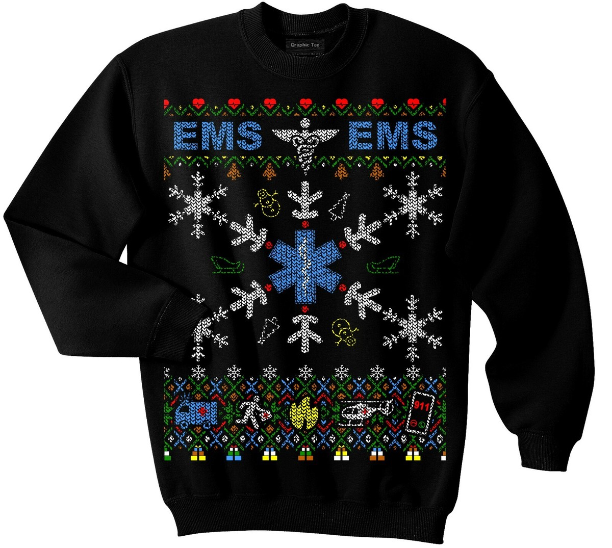EMS Ugly Christmas Sweater EMS Ugly Christmas Sweater
