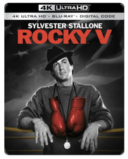 Rocky 5 Steelbook 4K Ultra HD Presale Ship 7/16