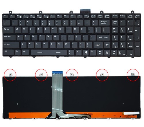 Nowy do MSI GE60 GE70 GT60 GT70 GP60 GP70 MS-1762 US Full RGB Backlight Keyboard