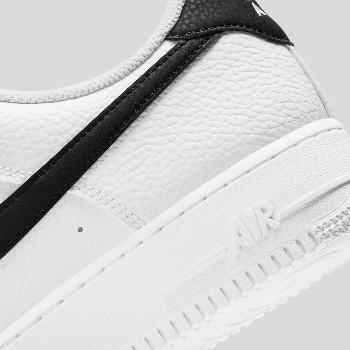 Nike Air Force 1 '07 Low White Black Pebbled Leather CT2302 Nike Air Force 1 '07 Low White Black Pebbled Leather CT2302
