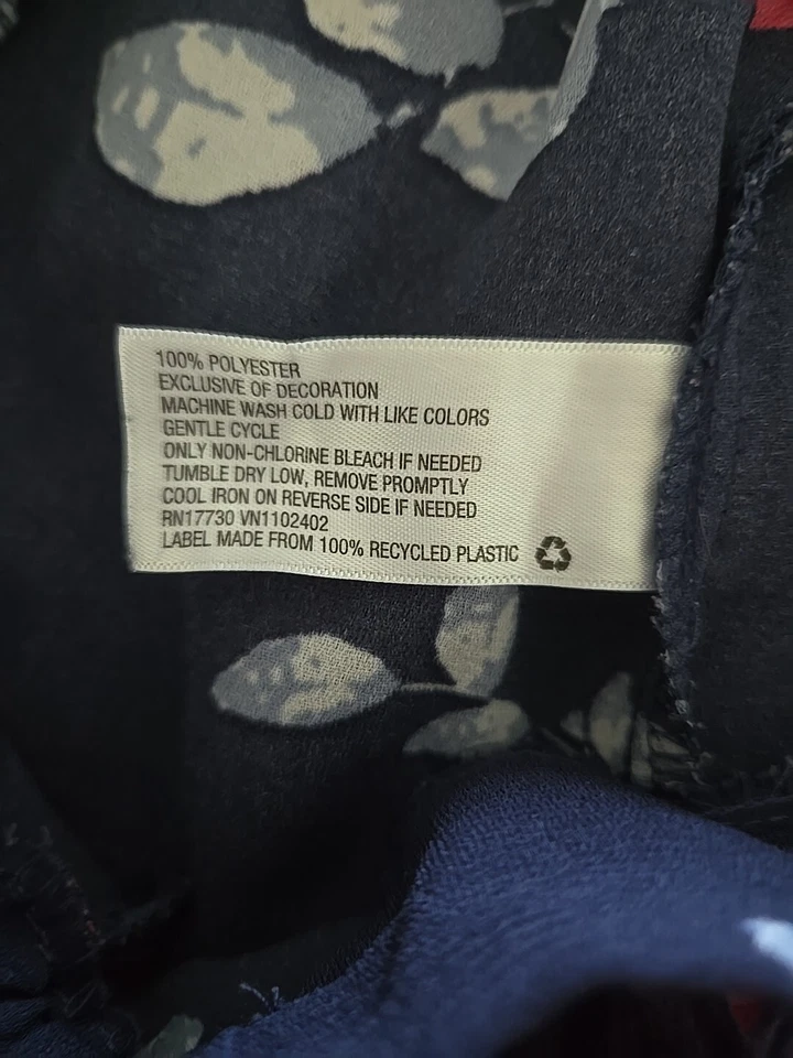 Pantalones Xhilaration Floral Cintura Elástica Talla Mediana Excelente Estado Foto 4 de 4