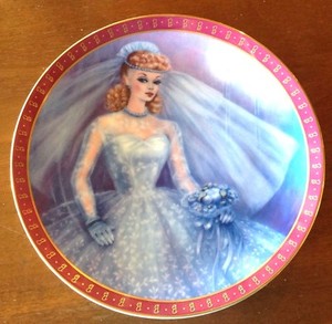 barbie collector plates