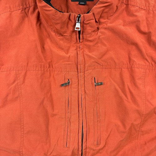 SCOTTeVEST Vest Mens 3XL Orange Full Zip Outdoor Travel Pockets Lined - Picture 15 of 24
