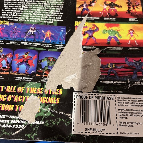 Marvel The Incredible Hulk She Hulk 1996 - Imagen 7 de 10