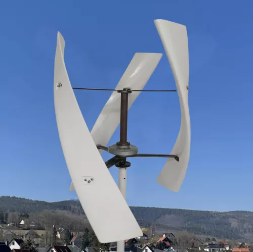 2000W 3Phasen Vertikaler Windkraftanlage Windgenerator Windrad,Hybrid Laderegler - Bild 17 von 22