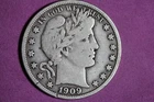 Estate Find 1909 - Barber Half Dollar!! #K42791