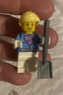 New Lego minifigure figure girl women mystery with Shovel — photo 5