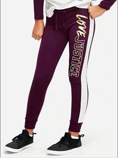 Girls Justice Activwear Jogger Pants Size 10: NWT