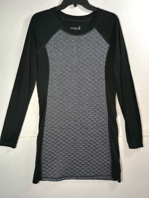 smartwool diamond peak quilted l/s pockets sweater