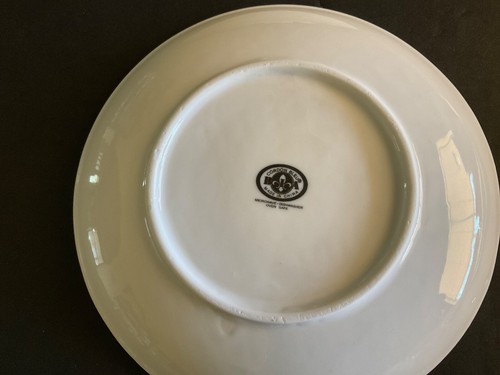 4 Cordon Bleu weiß 6 1/2" D Vorspeisen Teller mit geprägten Käsesorten - Bild 3 von 8