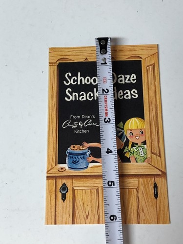 Folleto folleto de recetas de cocina con encanto de campo ideas de bocadillos aturdidos escolares de colección - Imagen 4 de 5