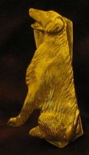 FLAT COATED RETRIEVER Solo Door Knocker in Bronze