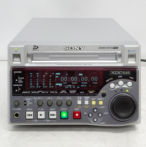 Sony XDCAM Recorder PDW-1500 SD Professional Video Deck getestet & funktionsfähig - Bild 3 von 6