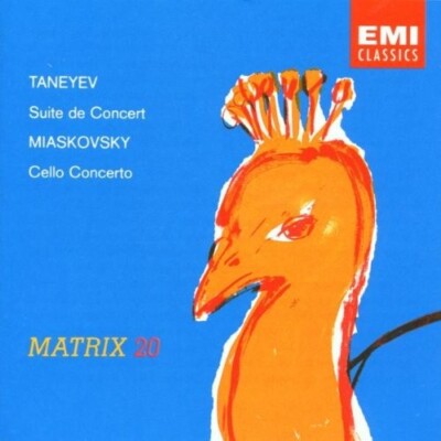 Taneyev Suite Concert Op 28 Miaskovsky Cello Concerto Op 66 CD EMI Matrix 20