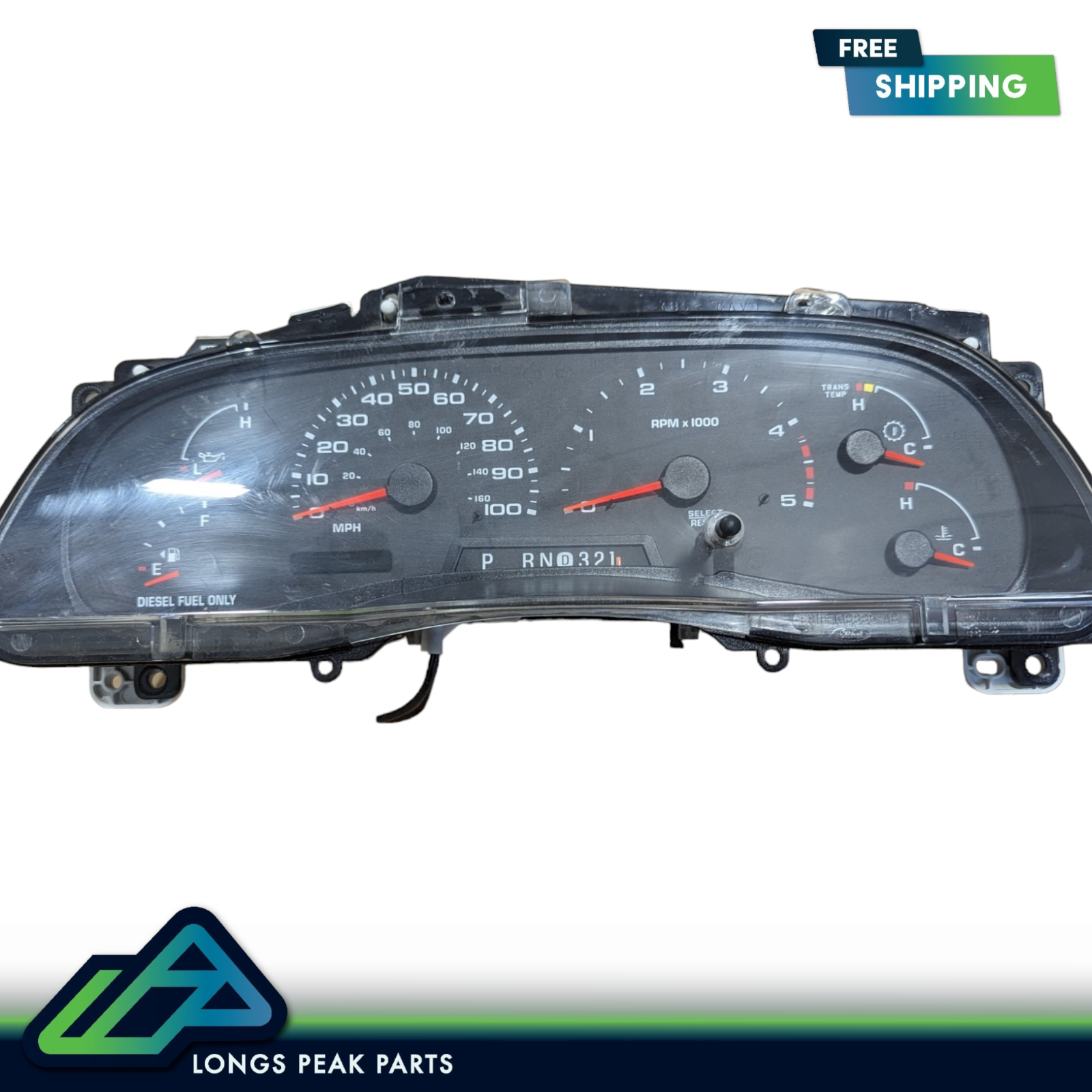 2004 Ford F250 F350 6.0L Diesel Instrument Gauge Cluster Speedo 4C34