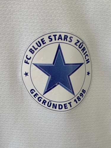 FC BLUE STARS ZURICH GEGRUNDET FOOTBALL SHIRT #18 ADIDAS JERSEY SIZE L - Picture 4 of 10
