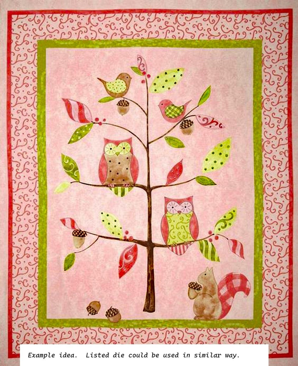 Sizzix Bigz Owl #6 die #800004 Retail $22.99 Cuts fabric Sizzix Bigz Owl #6 die #800004 Retail $22.99 Cuts fabric
