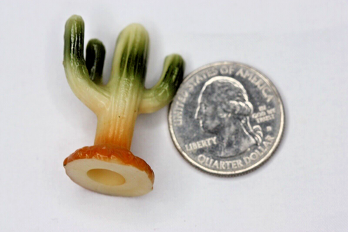 Vintage Hong Kong Plastic Mariachi Sombrero Man on Donkey & Cactus Cake Toppers - Picture 8 of 12