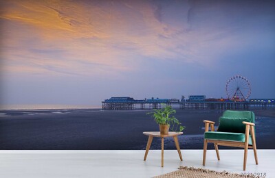 3D Sea Sky Sunset Landscape Nature Wallpaper Wall Murals Removable Wallpaper 8