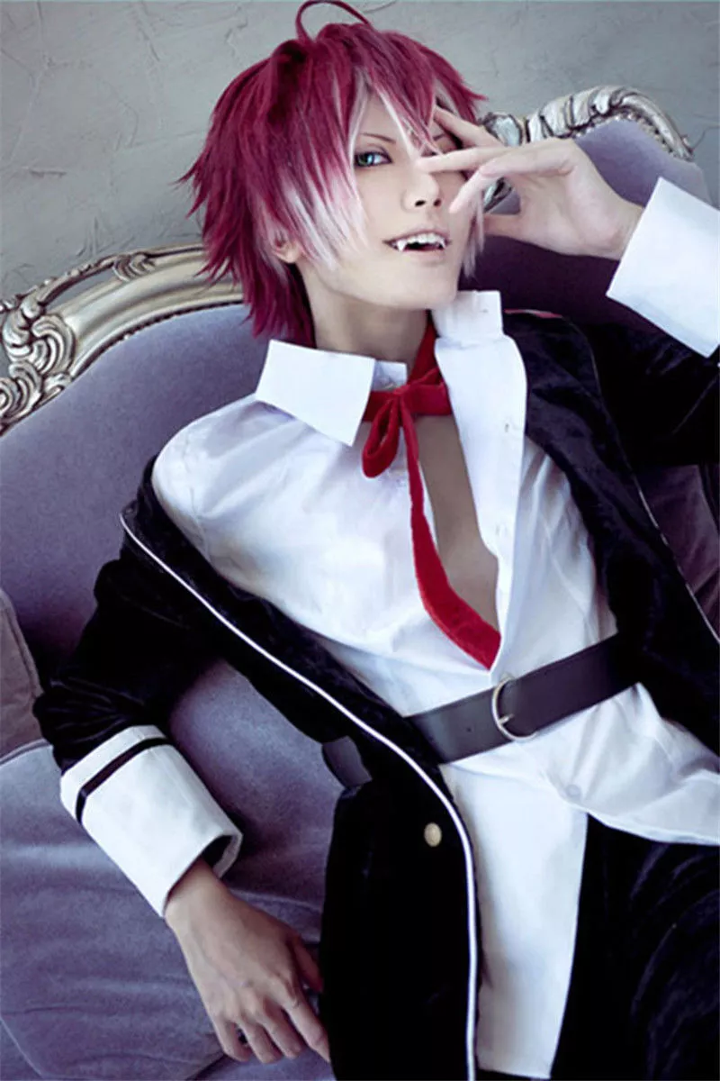 Anime DIABOLIK LOVERS Sakamaki Ayato School Uniform Cosplay Costume Adult