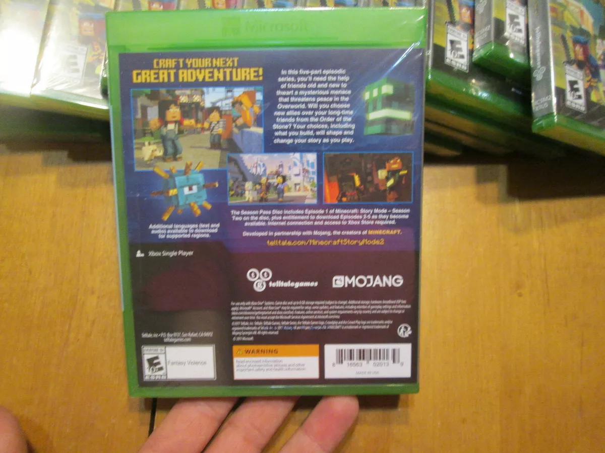 Minecraft: Story Mode -- Season Two XBOX ONE BRAND NEW FACTORY SEALED US  EDITION 816563020139