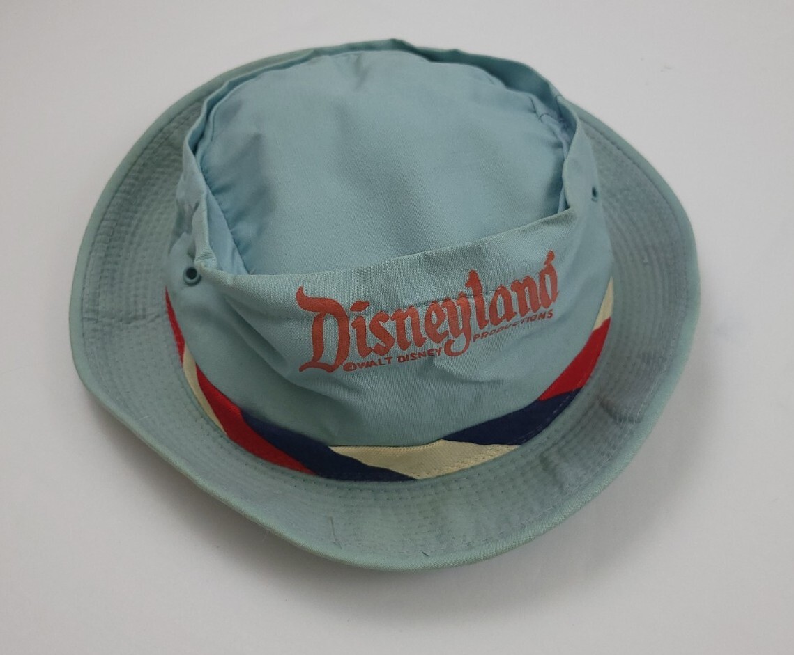 Rare Disney Bucket Hat Rare Vintage Mickey Mouse Club Member Bucket Hat w/ Feather  main image 2