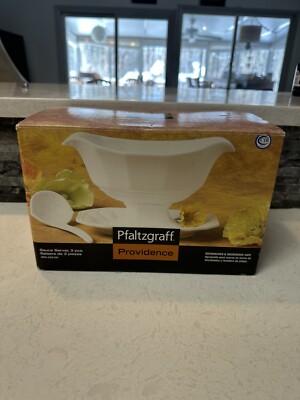 PFALTZGRAFF PROVIDENCE Retired HTF Providence Sauce Server 3 Pcs New In The Box