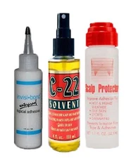 Scalp Protector,C22 Solvent, Invisi Bond 2 Oz,(Combo)