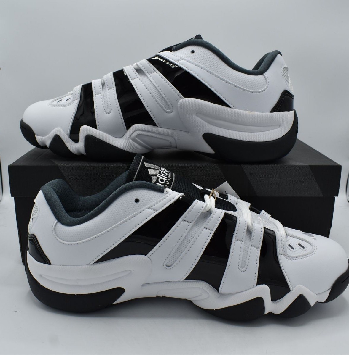 Size 14 - adidas Crazy 8 Low White Black for sale online | eBay display picture 2