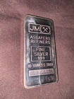 10 Troy oz .999 Fine Silver Bar Johnson Matthey