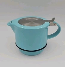 Forlife Tea for One with Infuser 14 Oz Replacement Teapot Tourqoise With Silver