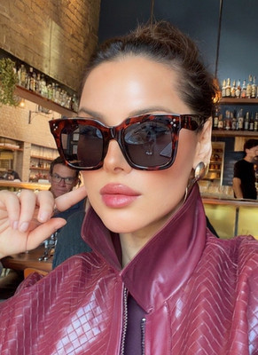 OVERSIZED Sunglasses TILDA 1 Women Lady Flat Top Big Huge Sunnies Gafas SHADZ