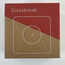 Simplisafe Home Security System Glass break Window Sensor GB3 White