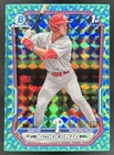 2026 Bowman Matthew Ferrara Chrome Aqua Geometric Refractor /125 1st Prospect