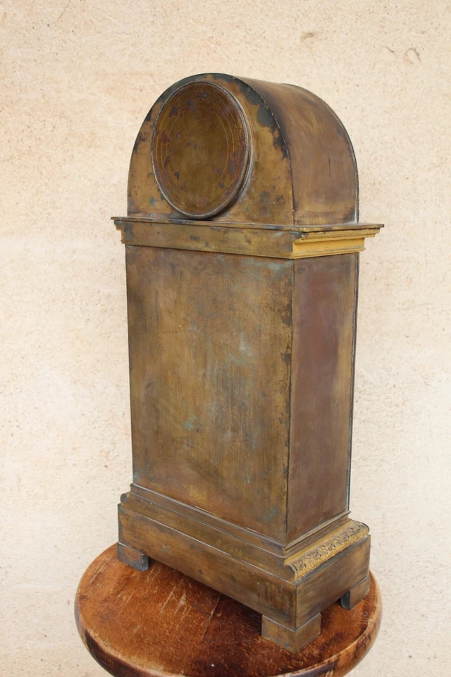Pendule Bronze Doré Empire Restauration Charité Kaminuhr Clock Uhren Russia ? - Photo 3/4