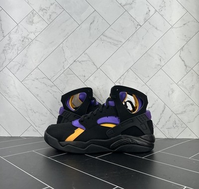 NEW Nike Air Flight Huarache Lakers Away Size 8.5 FD0188-001