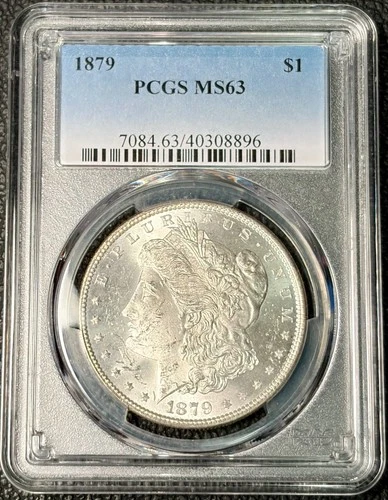 1879 PCGS MS63 Morgan Silver $1