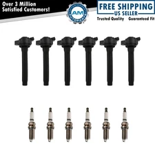 Ignition Coil & Iridium Spark Plug Kit Set for Lexus Toyota 3.5L V6 New