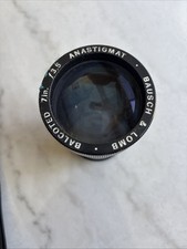 Bausch  Lomb Optical Co. 7 in Balcoted F3.5 Anastigmat Lens From Balomatic 655