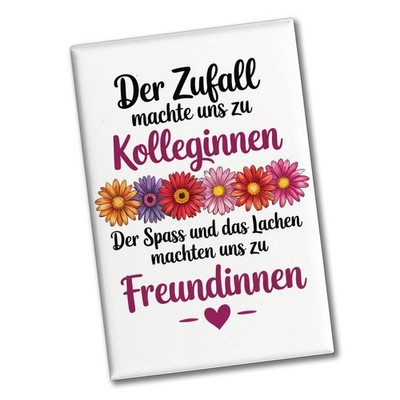 Beste Kollegin Souvenir Magnet mit Spruch nicht nur Kolleginnen sondern