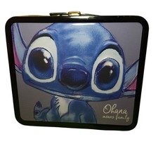 Rare Loungefly Heart Logo Stitch Metal Lunchbox – 2016 Pre‑Funko – NWT – HTF