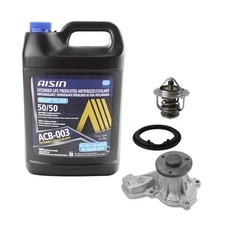 AISIN Blue Engine Coolant Water Pump Thermostat Kit For Civic LXS EXS GX 1.8L L4