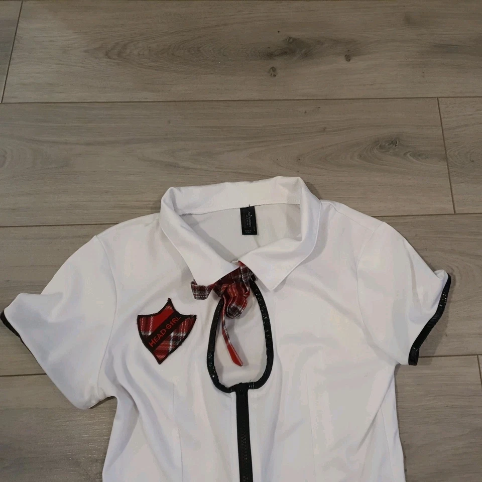 Vintage Ann Summers Head Girl Schoolgirl Fantasy Dress Up Outfit Size 12 — 第 2/4 张图片