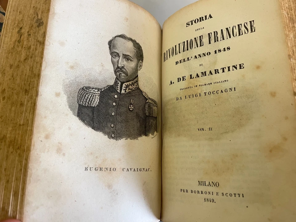 Antichi libri de Lamartine Storia della Rivoluzione Francese 1848 - Immagine 4 di 4