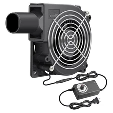 High-Velocity 120mm Squirrel Cage Blower Fan for BBQ & DIY Cooling Projects